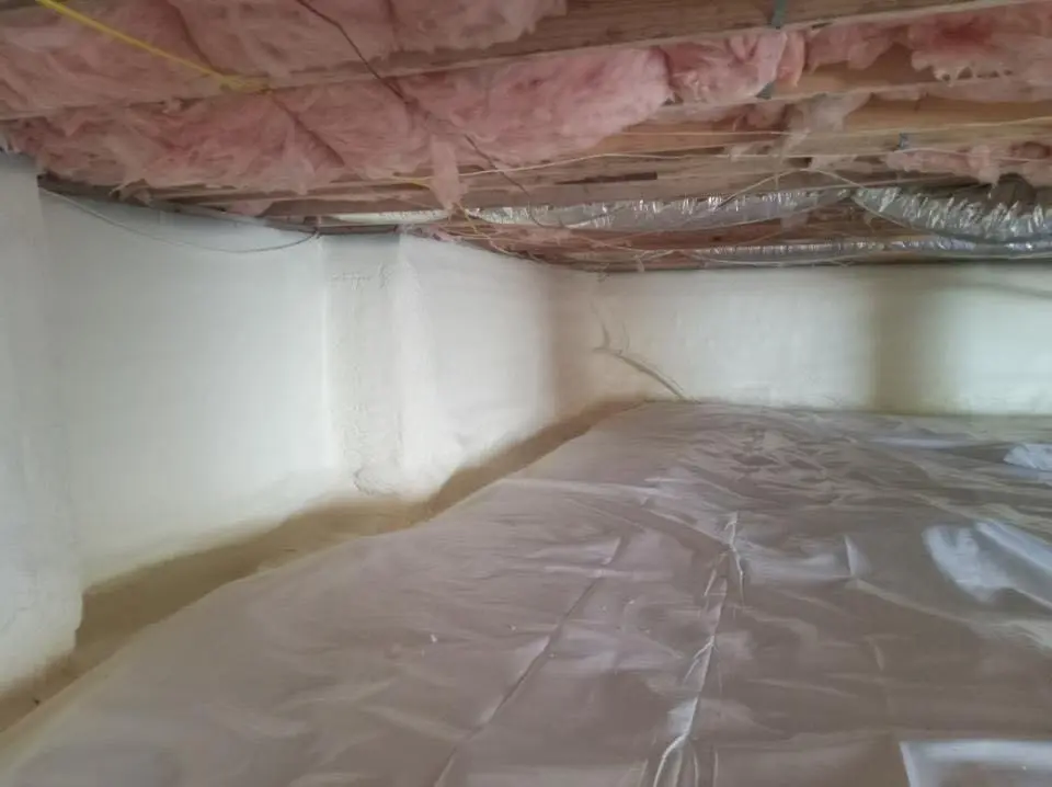 Crawl space encapsulation with closed-cell spray foam for Roof Maintenance in Blackman